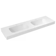   Sapho Emico Rockstone duplamosdó 210x50 cm, matt fehér EM210-B2M-L