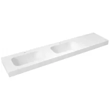   Sapho Emico Rockstone duplamosdó 230x50 cm, balos/matt fehér EM230-B2L-L