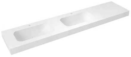 Sapho Emico Rockstone duplamosdó 240x50 cm, balos/matt fehér EM240-B2L-L