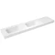 Sapho Emico Rockstone duplamosdó 240x50 cm, balos/matt fehér EM240-B2L-L