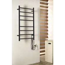   Sapho Redondo elektromos törölköző szárító radiátor 50x90 cm, matt fekete ER220BV