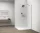 Polysan ESCA Walk-in zuhanyfal átlátszó üveggel 110x210 cm, króm ES1011-01