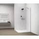 Polysan ESCA Walk-in zuhanyfal átlátszó üveggel 110x210 cm, króm ES1011-01