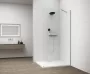 Polysan ESCA Walk-in zuhanyfal átlátszó üveggel 110x210 cm, króm ES1011-01