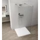 Polysan ESCA szabadon álló Walk-in zuhanyfal átlátszó üveggel 1100x2100 mm, króm ES1011-05