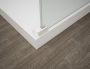 Polysan ESCA szabadon álló Walk-in zuhanyfal átlátszó üveggel 1100x2100 mm, matt fehér ES1011-07