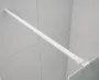 Polysan ESCA szabadon álló Walk-in zuhanyfal átlátszó üveggel 1200x2100 mm, matt fehér ES1012-07
