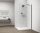 Polysan ESCA Walk-in zuhanyfal átlátszó üveggel 1300x2100 mm, matt fekete ES1013-02