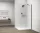 Polysan ESCA Walk-in zuhanyfal átlátszó üveggel 1300x2100 mm, matt fekete ES1013-02
