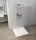 Polysan Esca szabadon álló Walk-in zuhanyfal átlátszó üveggel 1500x2100 mm, matt fehér ES1015-07
