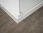 Polysan Esca szabadon álló Walk-in zuhanyfal átlátszó üveggel 1500x2100 mm, matt fehér ES1015-07