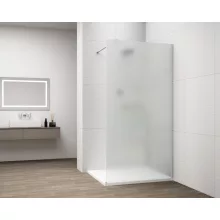 Polysan Esca Walk-in zuhanyfal matt üveggel 1100x2100 mm, króm profillal.