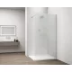 Polysan Esca Walk-in zuhanyfal matt üveggel 1100x2100 mm, króm profillal.