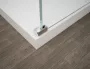 Polysan Esca Walk-in zuhanyfal matt üveggel 1200x2100 mm, króm profillal.