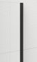 Polysan ESCA Walk-in zuhanyfal matt üveggel 1300x2100 mm, matt fekete ES1113-02