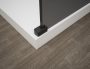 Polysan ESCA Walk-in zuhanyfal matt üveggel 1300x2100 mm, matt fekete ES1113-02