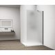 Polysan ESCA Walk-in zuhanyfal matt üveggel 1500x2100 mm, matt fekete ES1115-02
