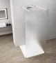Polysan Esca szabadon álló Walk-in zuhanyfal matt üveggel 1500x2100 mm, matt fehér profillal.