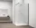 Polysan ESCA Walk-in zuhanyfal matt üveggel 800x2100 mm, matt fekete ES1180-02