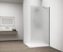 Polysan ESCA Walk-in zuhanyfal 867x2100 mm matt üveg, AntiDrop bevonattal ES1190