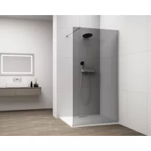 Polysan Esca Walk-in zuhanyfal sötétített üveggel 1000x2100 mm, króm profillal.
