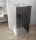 Polysan Esca szabadon álló Walk-in zuhanyfal sötétített üveggel 1000x2100 mm, matt fekete profillal.
