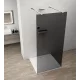 Polysan Esca szabadon álló Walk-in zuhanyfal sötétített üveggel 1100x2100 mm, króm profillal.