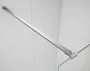 Polysan Esca szabadon álló Walk-in zuhanyfal sötétített üveggel 1100x2100 mm, króm profillal.