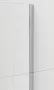 Polysan Esca Walk-in zuhanyfal 1200x2100 mm sötétített üveggel, króm kivitelben.