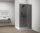 Polysan ESCA Walk-in zuhanyfal sötétített üveggel 1200x2100 mm, matt fekete ES1212-02