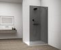 Polysan ESCA Walk-in zuhanyfal 1200x2100 sötétített üveg, AntiDrop bevonattal ES1212
