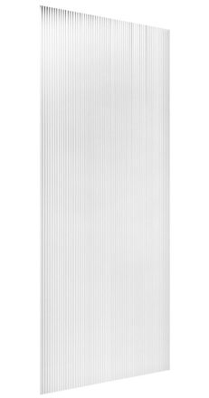 Polysan ESCA Walk-in zuhanyfal 767x2100 mm flutes üveg, AntiDrop bevonattal ES1380
