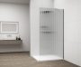 Polysan ESCA Walk-in zuhanyfal 767x2100 mm flutes üveg, AntiDrop bevonattal ES1380
