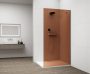 Polysan ESCA Walk-in zuhanyfal 1067x2100 mm barna üveg, AntiDrop bevonattal ES1511