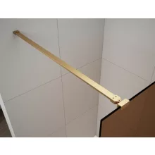   Polysan ESCA Walk-in zuhanyfalhoz merőleges merevítő 1200 mm, matt arany ES7046