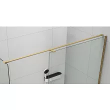   Polysan Esca Walk-in zuhanyfalhoz univerzális merevítő 2000 mm, matt arany ES7246