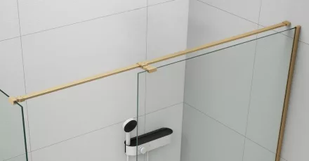 Polysan Esca Walk-in zuhanyfalhoz univerzális merevítő 2000 mm, matt arany ES7246