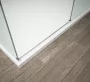 Polysan ESCA vízvető küszöb 1200 mm, króm ES7410