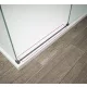 Polysan ESCA vízvető küszöb 1200mm Walk-in zuhanyfalhoz, matt fekete ES7425