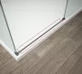 Polysan ESCA vízvető küszöb 1200mm Walk-in zuhanyfalhoz, matt fekete ES7425