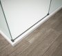 Polysan ESCA vízvető küszöb 1200mm Walk-in zuhanyfalhoz, matt fekete ES7425