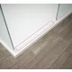Polysan ESCA vízvető küszöb 1200 mm Walk-in zuhanyfalhoz, matt fehér ES7434
