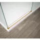 Polysan ESCA vízvető küszöb 1200 mm Walk-in zuhanyfalhoz, matt arany ES7446