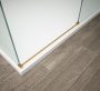 Polysan ESCA vízvető küszöb 1200 mm Walk-in zuhanyfalhoz, matt arany ES7446