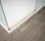 Polysan ESCA vízvető küszöb 1200 mm Walk-in zuhanyfalhoz, matt arany ES7446