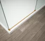 Polysan ESCA vízvető küszöb 1200 mm Walk-in zuhanyfalhoz, matt arany ES7446