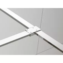 Polysan ESCA Walk-in zuhanyfalhoz T idom, króm ES7510