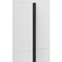   Polysan ESCA Walk-in zuhanyfalhoz fali profil 2100 mm, matt fekete ES8025