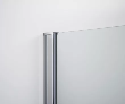 Polysan Esca Walk-in zuhanyfalhoz fali profil 2100 mm, króm kivitelben.