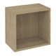 Sapho Espace kiegészítő szekrény ajtó nélkül 35x35x22 cm, bardíni szilva ESC150-1313